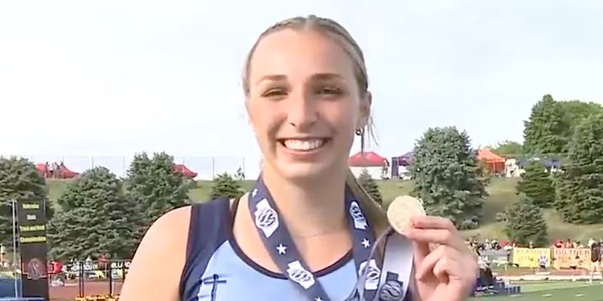 GICC’s Rerucha rewarded with gold medal in Class C girls pole vault