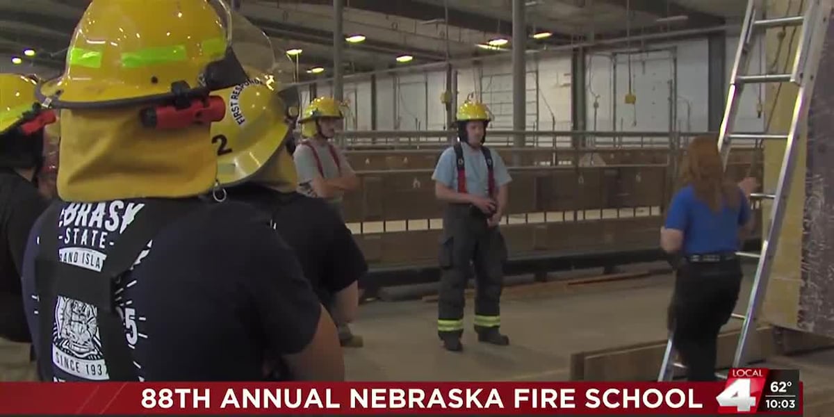 Firefighters learn skills at 88th annual Nebraska Fire School Firefighters learn skills at 88th annual Nebraska Fire School
