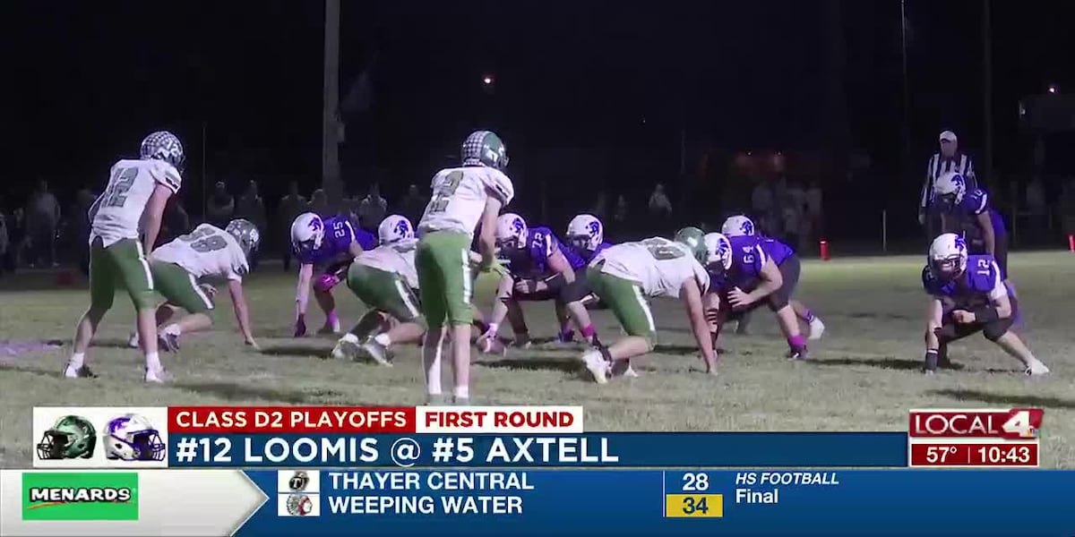 Axtell football sends Loomis home in a tight match