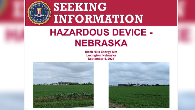 FBI seeking information regarding a hazardous device found in Lexington.