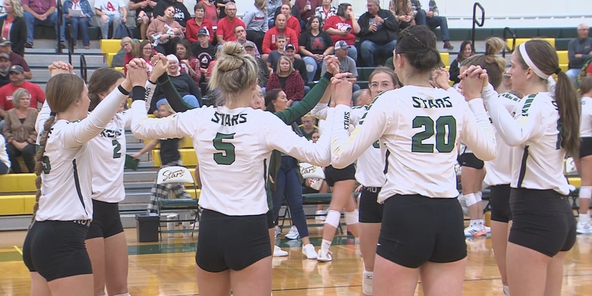 Amherst volleyball takes Kearney Catholic to five Stars prevail Amherst volleyball takes Kearney Catholic to five Stars prevail