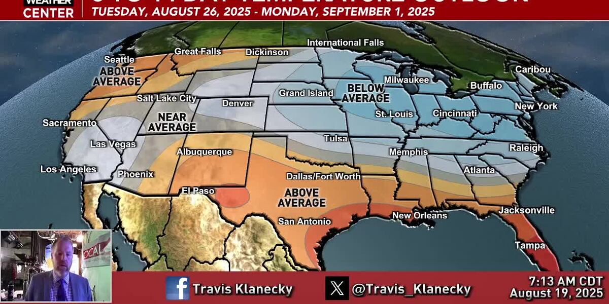 Very warm and humid conditions hold tough for a few more days, but some ...