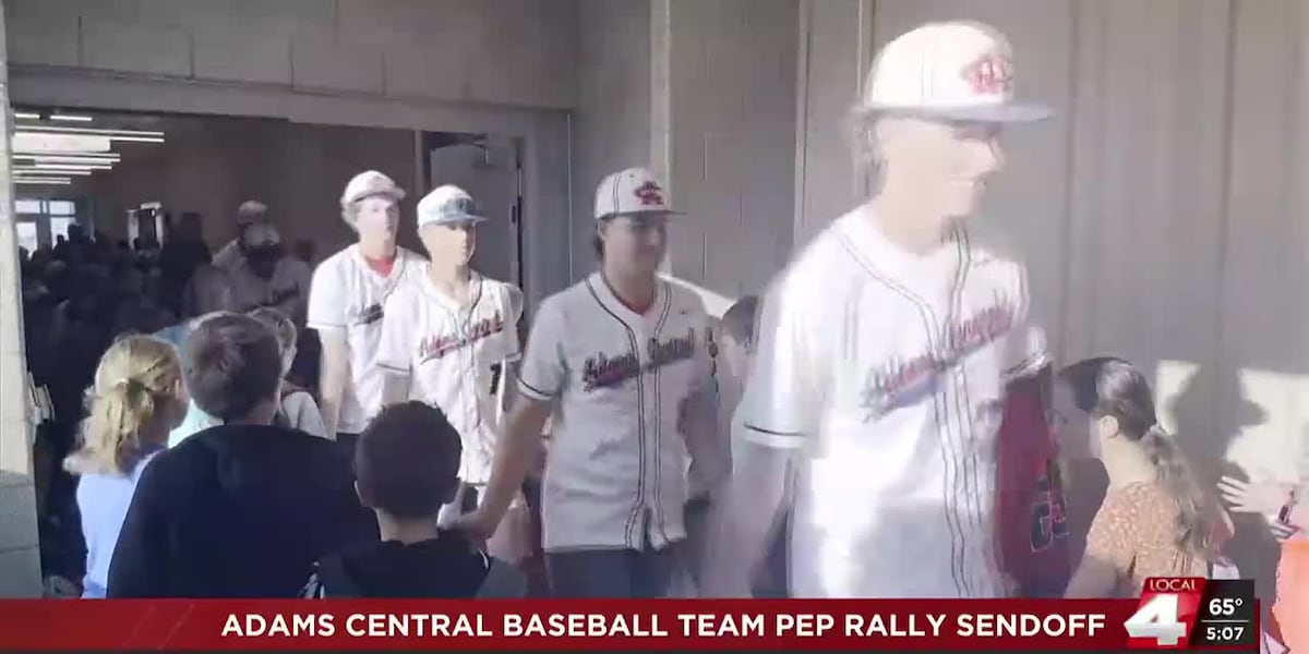 Baseball Team Rally Adams Central baseball team pep rally sendoff