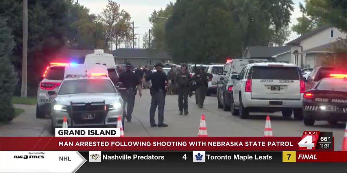 Max Rookstool Grand Island man in custody after exchanging gunfire with Nebraska ...