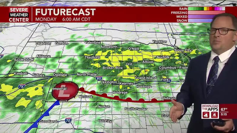 More rain on the way for tonight and Monday, mild temperatures this week
