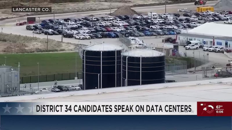 Legislative District 34 Candidates Ben Blodgett and incumbent Loren Lippincott address data...